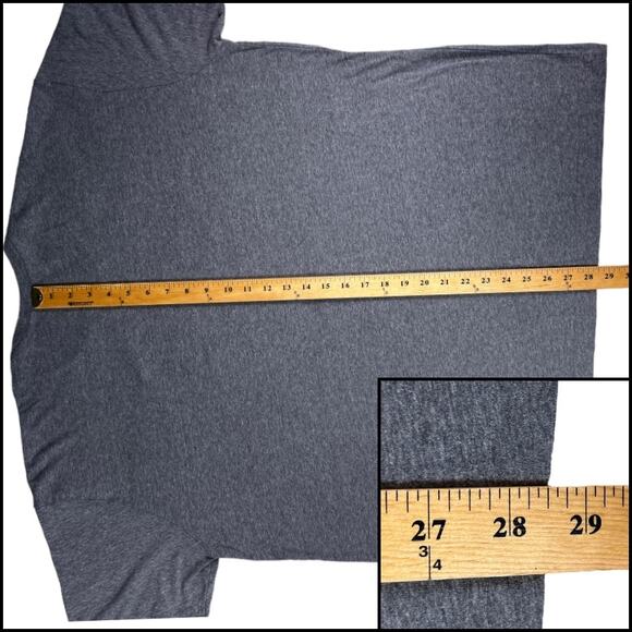 Men's Canada Tee Shirt 2XL Crew Neck Short Sleeve Gray Grey Size 2XL - Picture 7 of 9